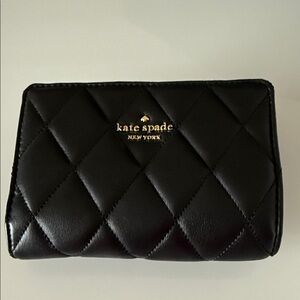 Kate Spade Black Quilted Wallet
